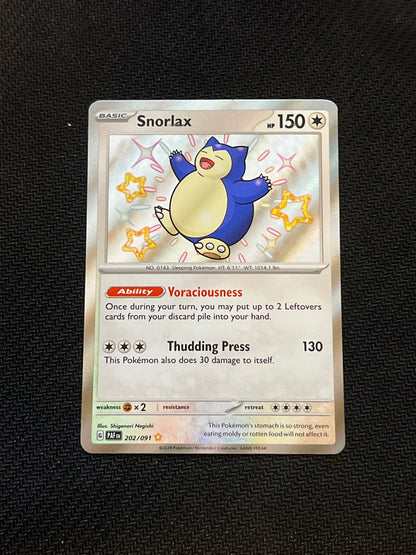 202/091 Snorlax (Baby Shiny) Paldean Fates