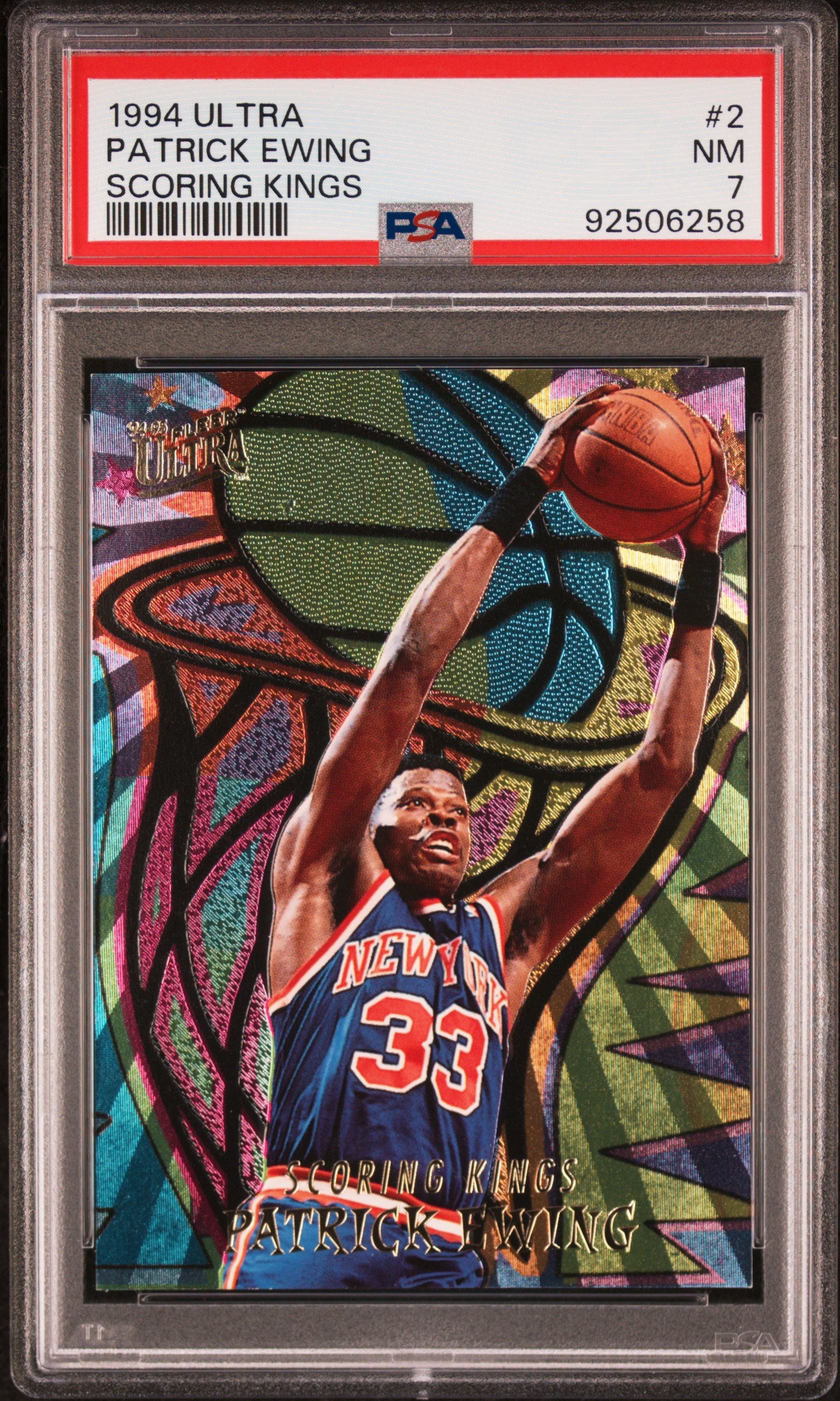 1994 Ultra Scoring Kings #2 Patrick Ewing Scoring Kings PSA 7