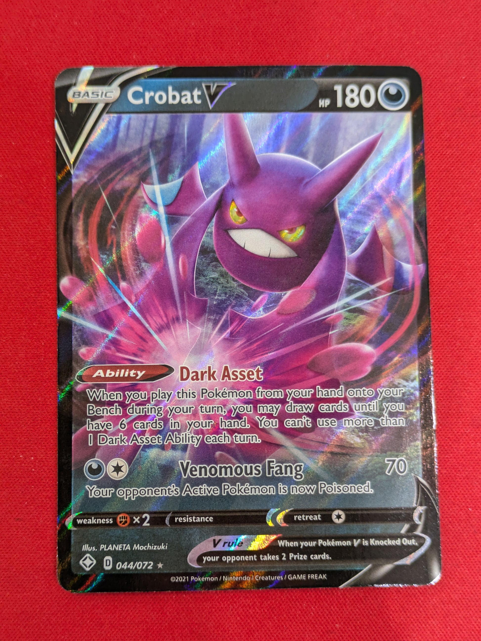 Shining Fates #044/072 Crobat V