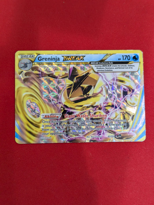 #41/122 Greninja BREAK XY - BREAKpoint Rare BREAK nonsport