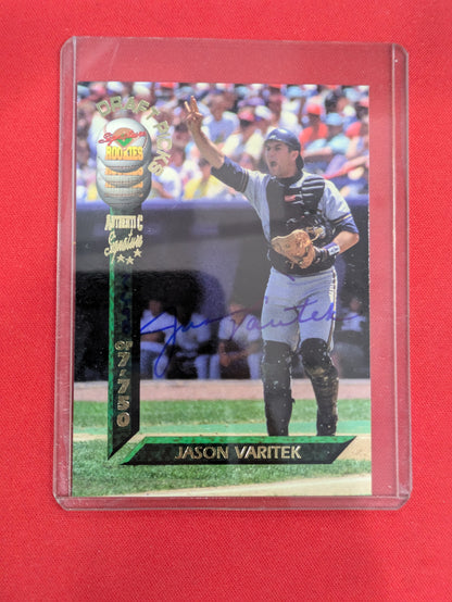 1994 Signature Rookies Draft Picks #14 Jason Varitek Signatures #/7750