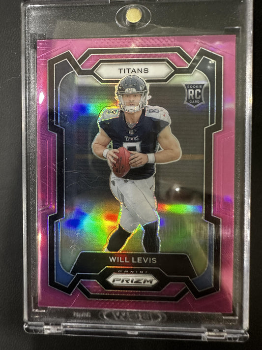 2023 Panini Prizm #397 Will Levis Pink