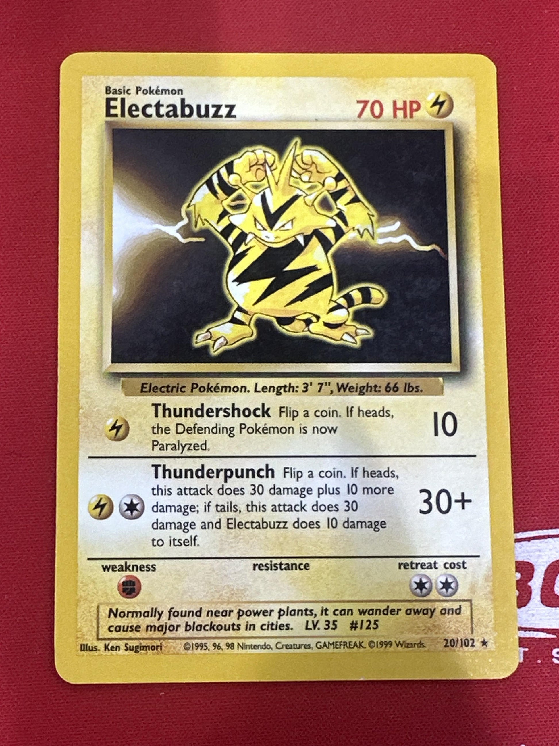 #020/102 Electabuzz Base Set