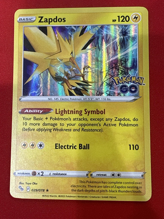 #029/078 Zapdos Pokemon GO