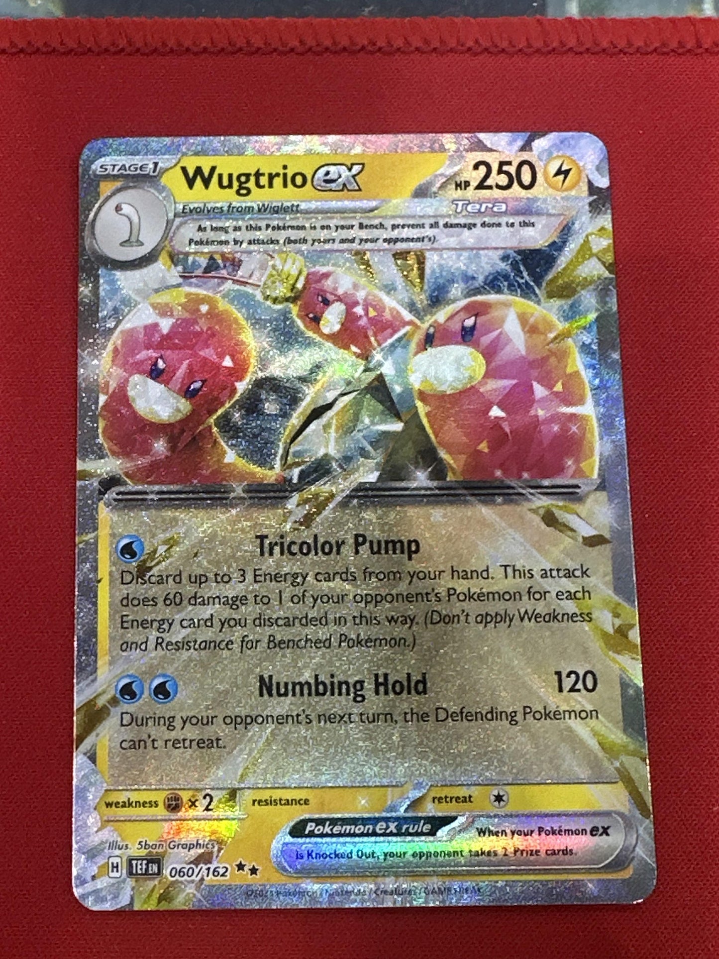 #060/162 Wugtrio ex SV05: Temporal Forces