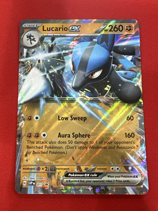 #017 Lucario ex SV: Scarlet & Violet Promo Cards