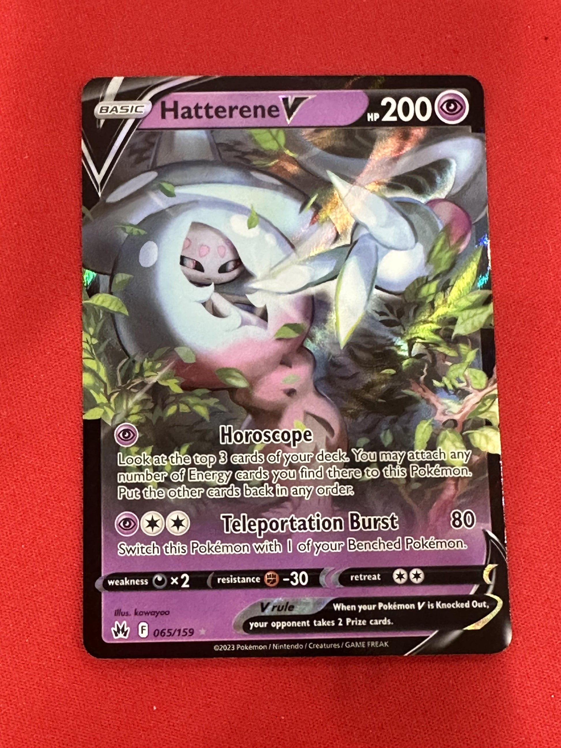 #065/159 Hatterene V Crown Zenith