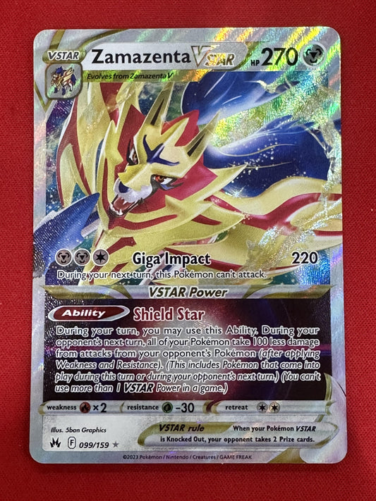#099/159 Zamazenta VSTAR Crown Zenith