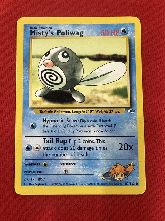 #087/132 Misty's Poliwag Gym Heroes