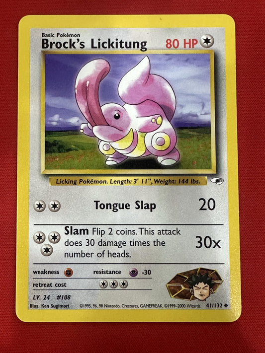 #041/132 Brock's Lickitung Gym Heroes