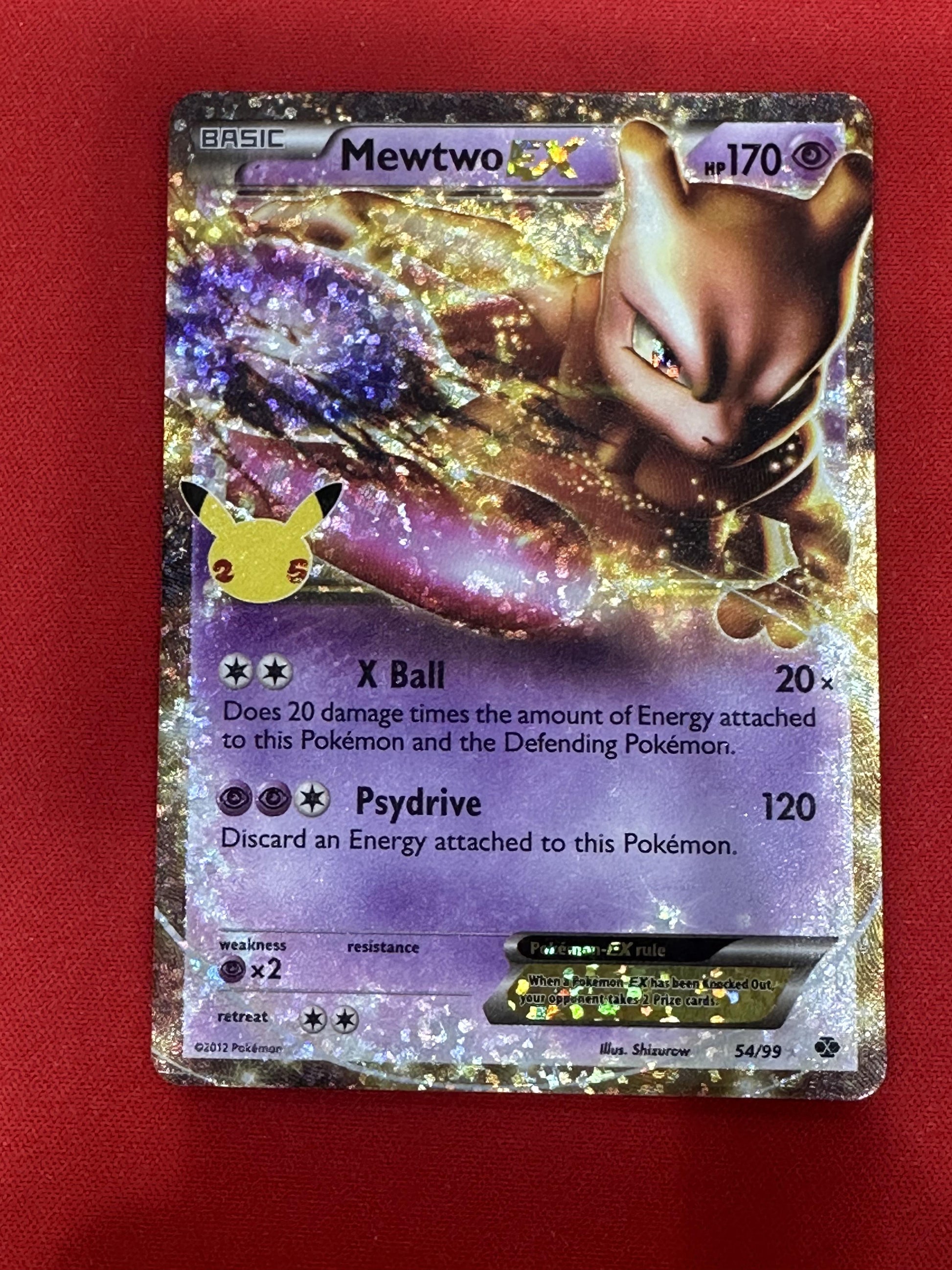 #54/99 Mewtwo EX - 2012 (Chase Moloney) World Championship Decks