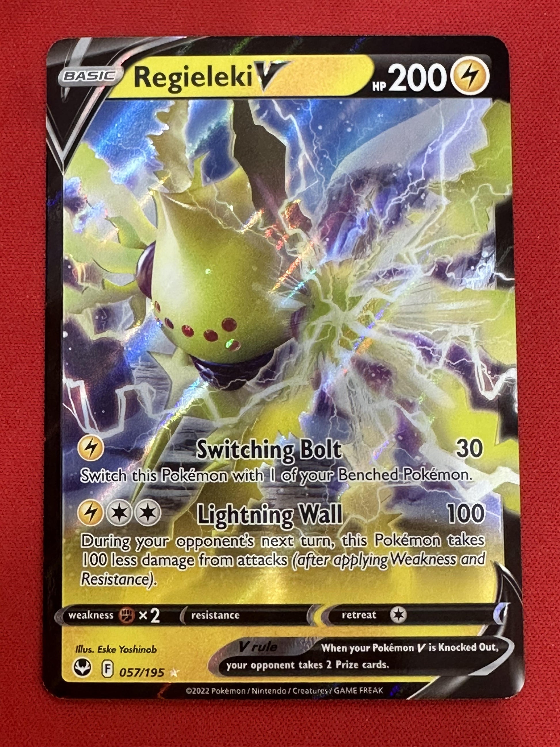 #057/195 Regieleki V SWSH12: Silver Tempest