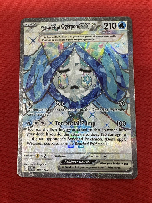 #194/167 Wellspring Mask Ogerpon ex SV06: Twilight Masquerade