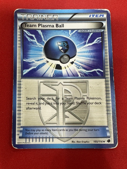 #105/116 Team Plasma Ball (Team Plasma) Plasma Freeze
