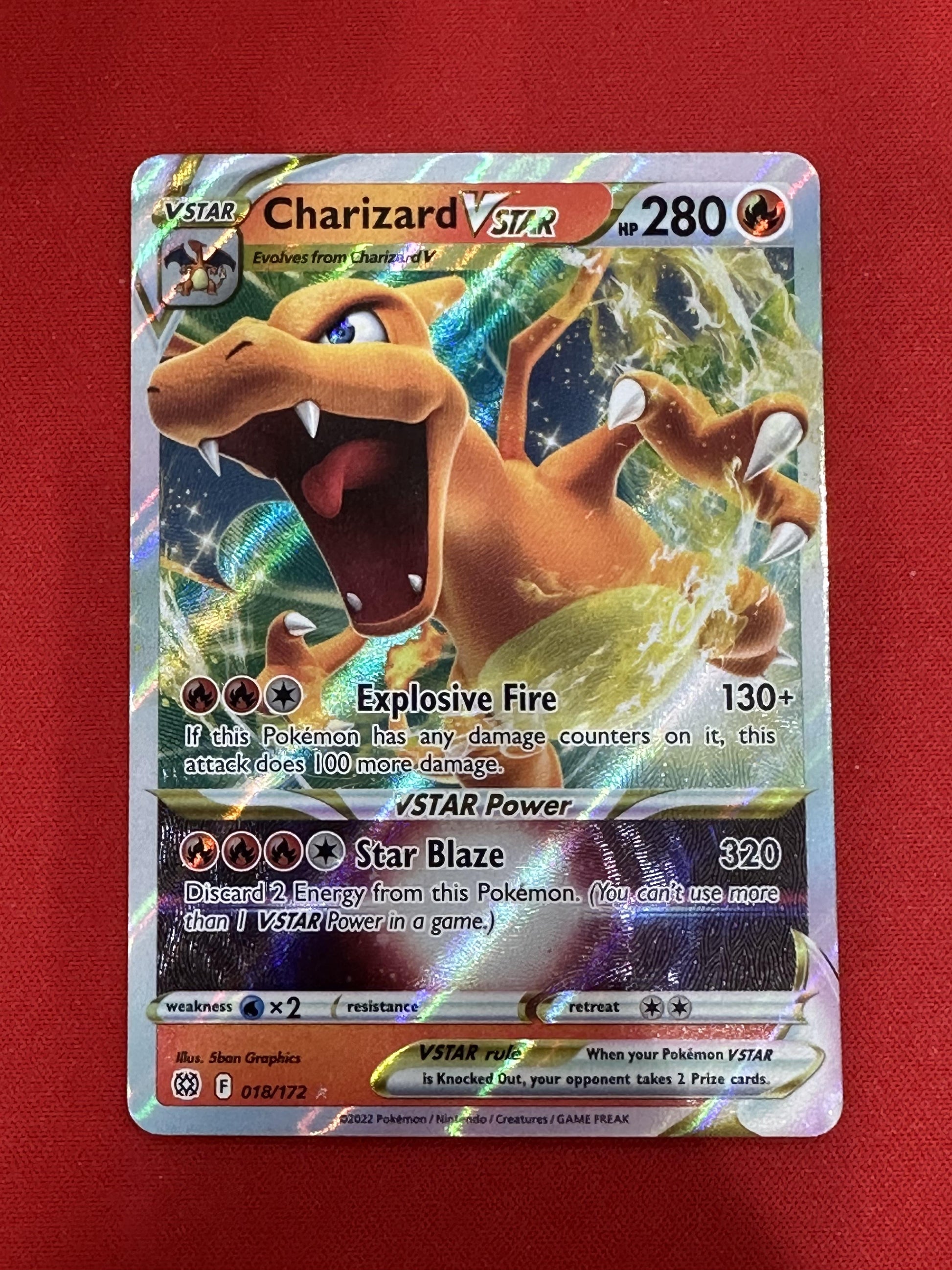 #018/172 Charizard VSTAR SWSH09: Brilliant Stars