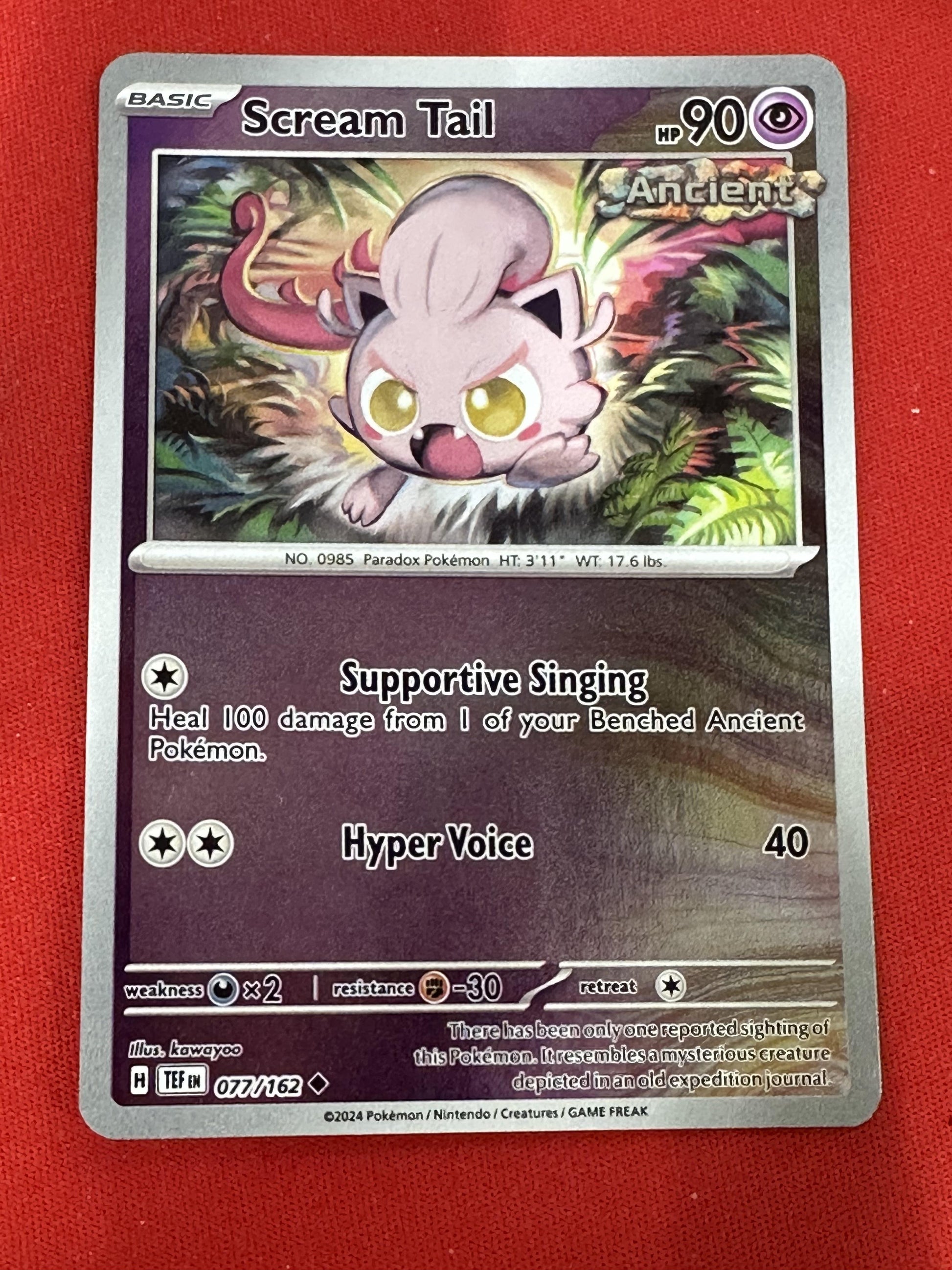 #077/162 Scream Tail SV05: Temporal Forces