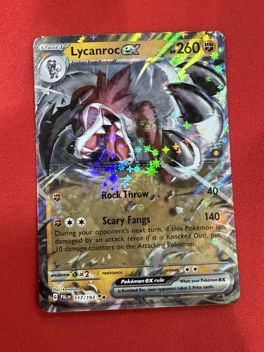 #117/193 Lycanroc ex SV02: Paldea Evolved