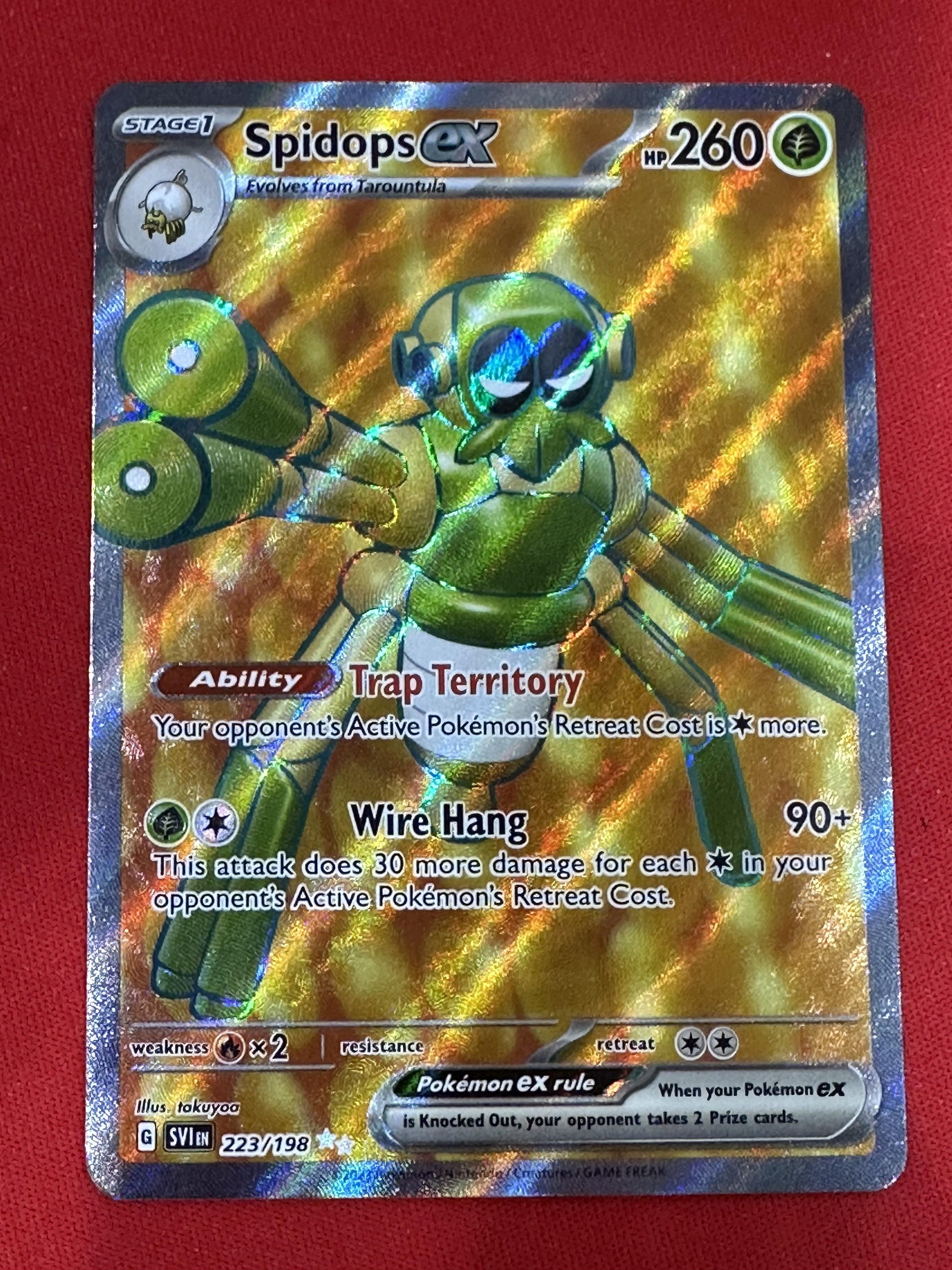 #223/198 Spidops ex SV01: Scarlet & Violet Base Set