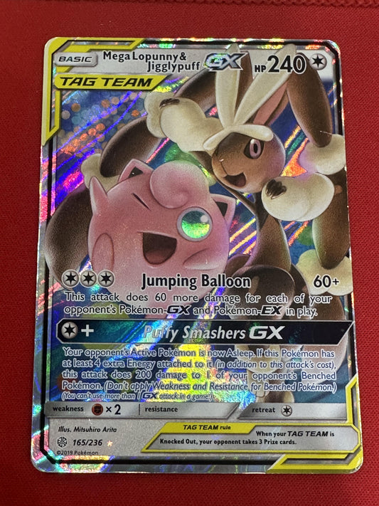 #165/236 Mega Lopunny & Jigglypuff GX SM - Cosmic Eclipse