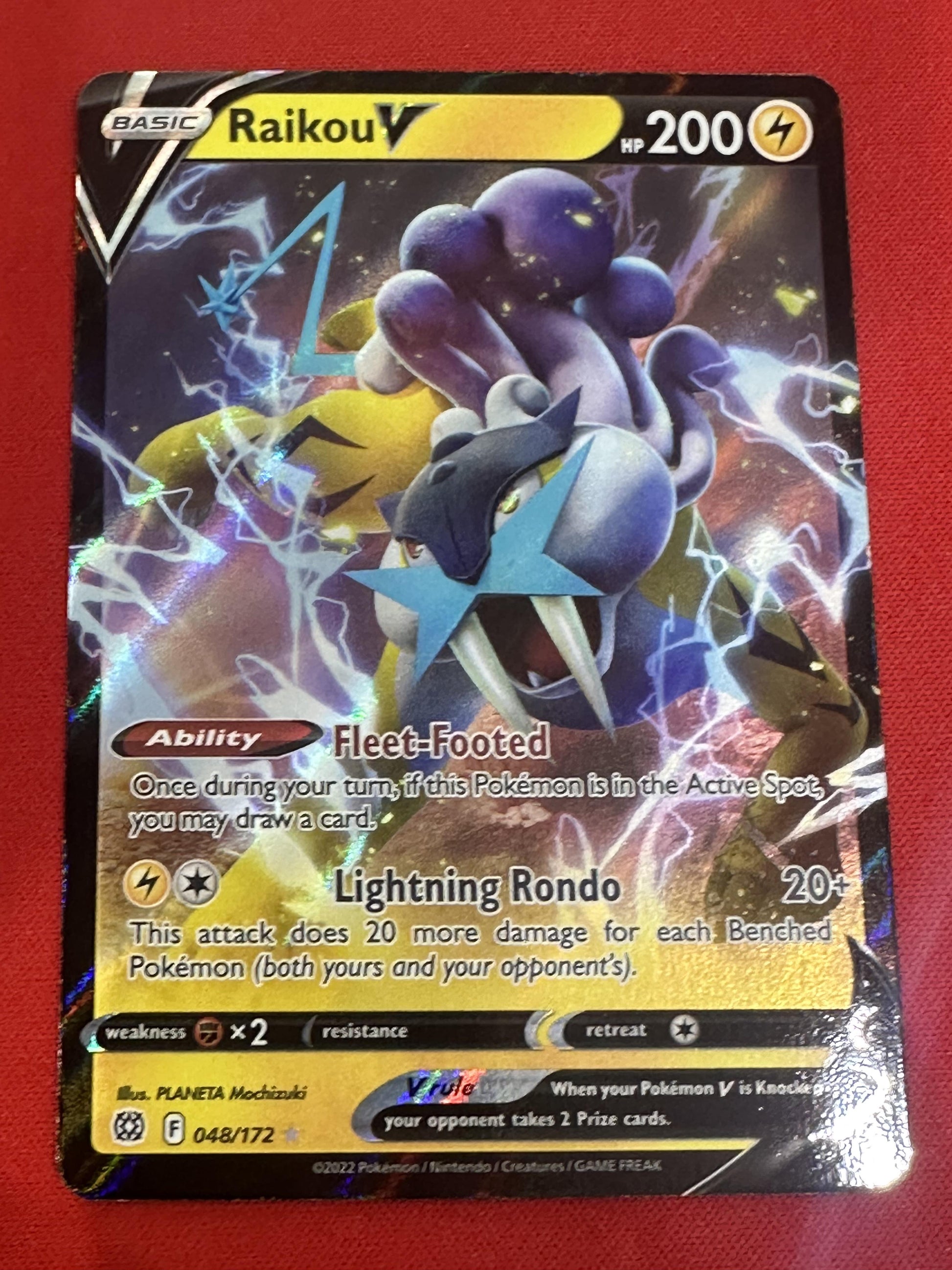 #048/172 Raikou V SWSH09: Brilliant Stars