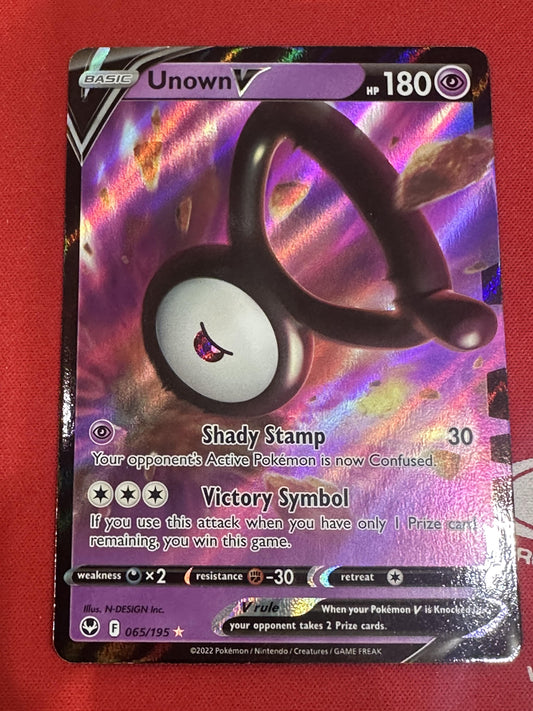 #065/195 Unown V SWSH12: Silver Tempest