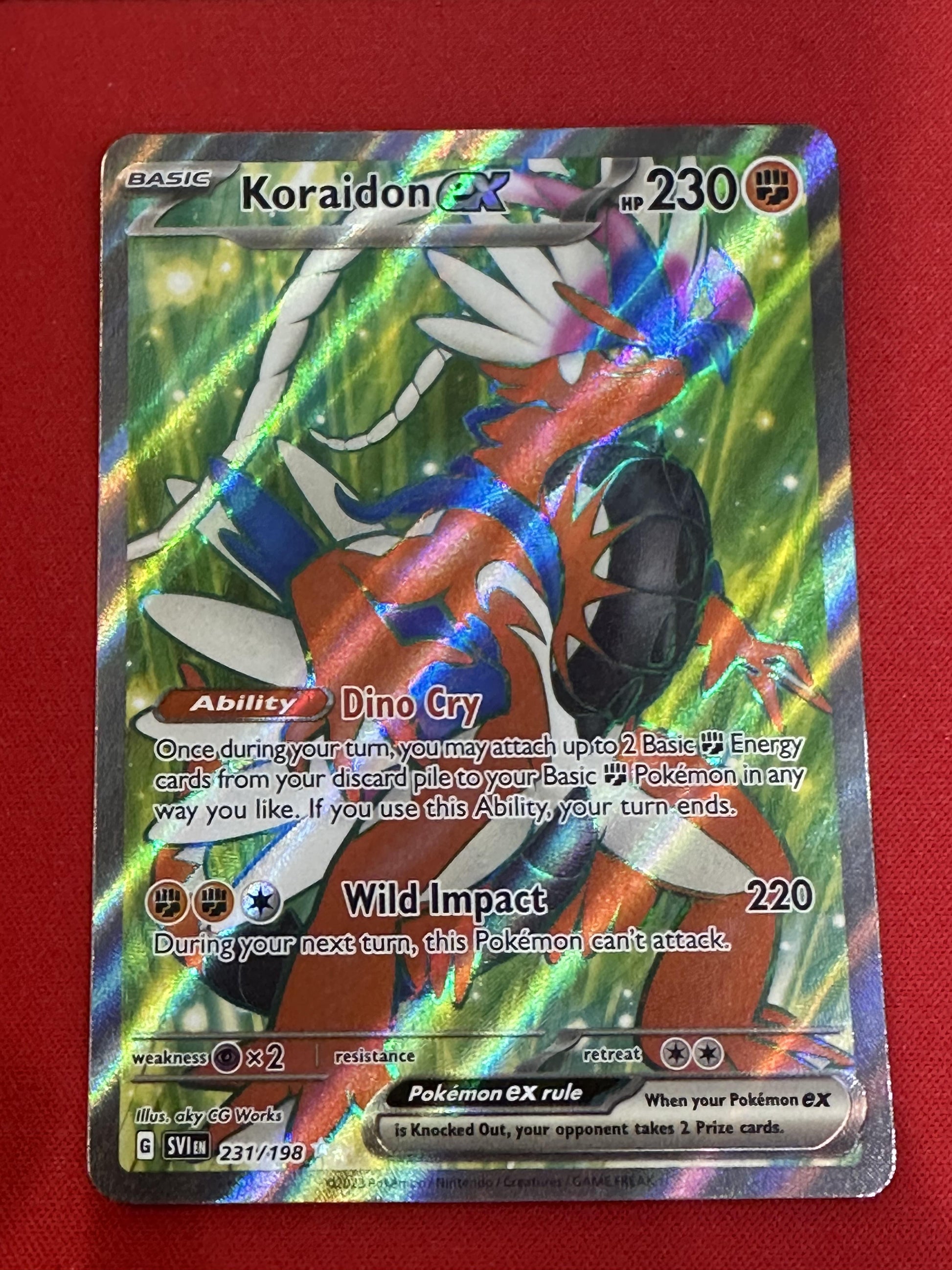 #231/198 Koraidon ex SV01: Scarlet & Violet Base Set