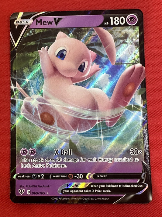 #069/189 Mew V SWSH03: Darkness Ablaze
