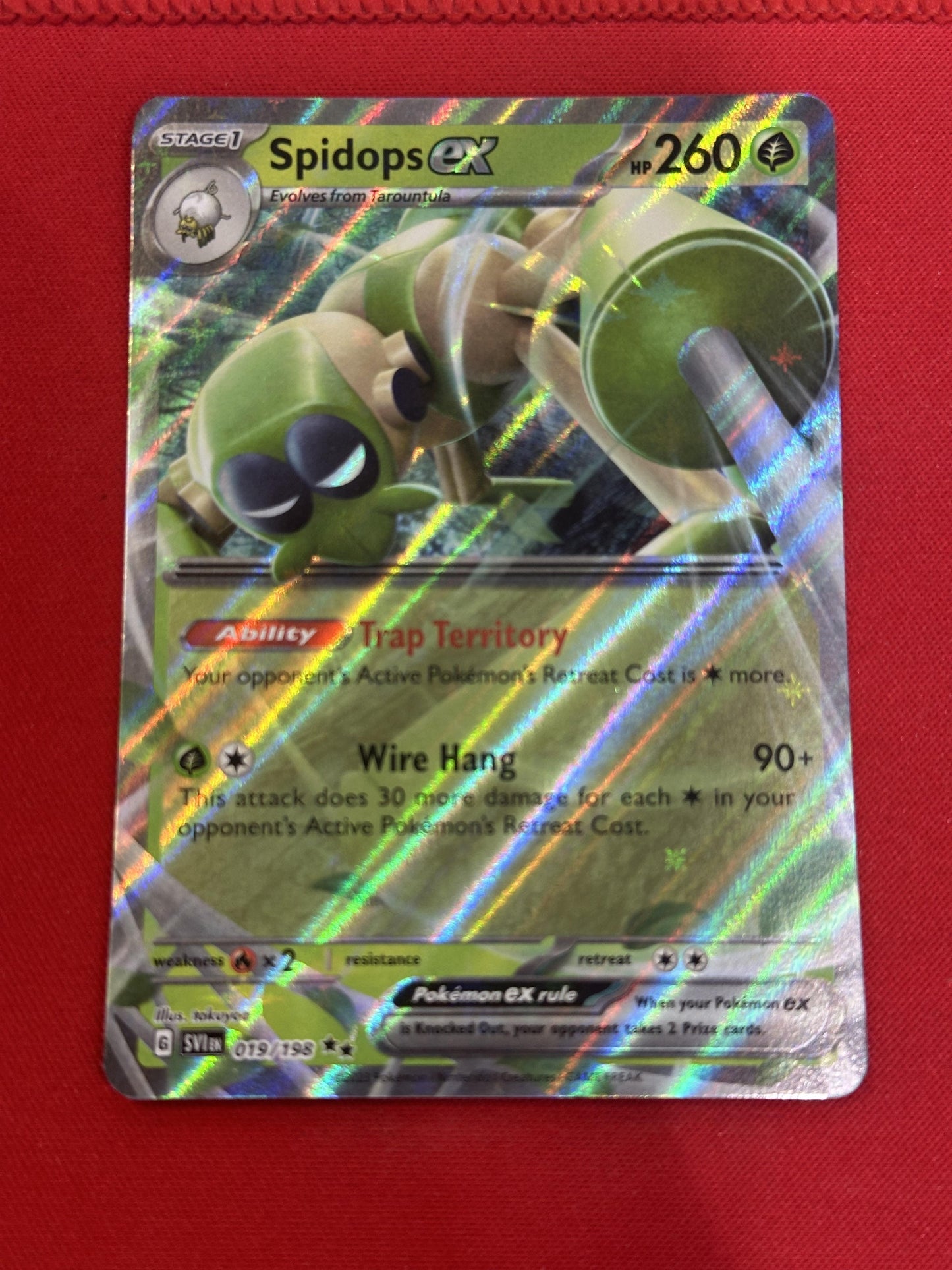 #019/198 Spidops ex SV01: Scarlet & Violet Base Set