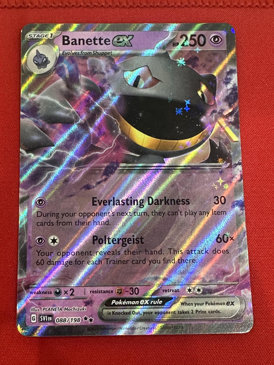 #088/198 Banette ex SV01: Scarlet & Violet Base Set