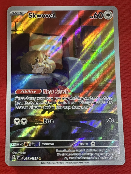 #222/198 Skwovet SV01: Scarlet & Violet Base Set