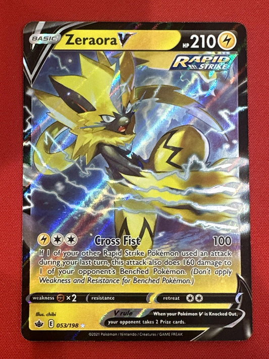 #053/198 Zeraora V SWSH06: Chilling Reign