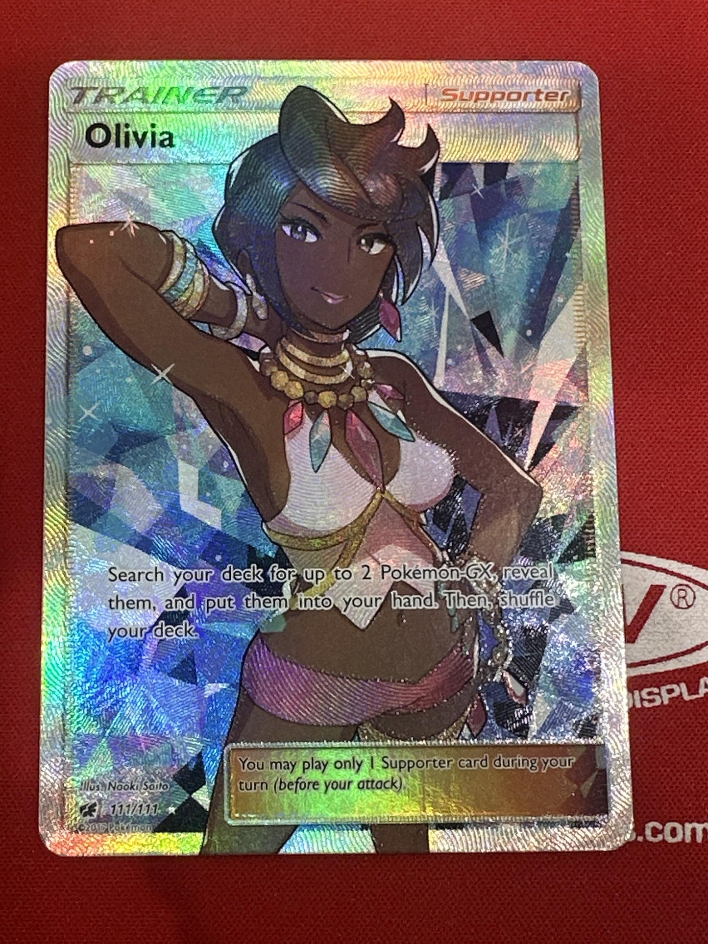 #111/111 Olivia (Full Art) SM - Crimson Invasion