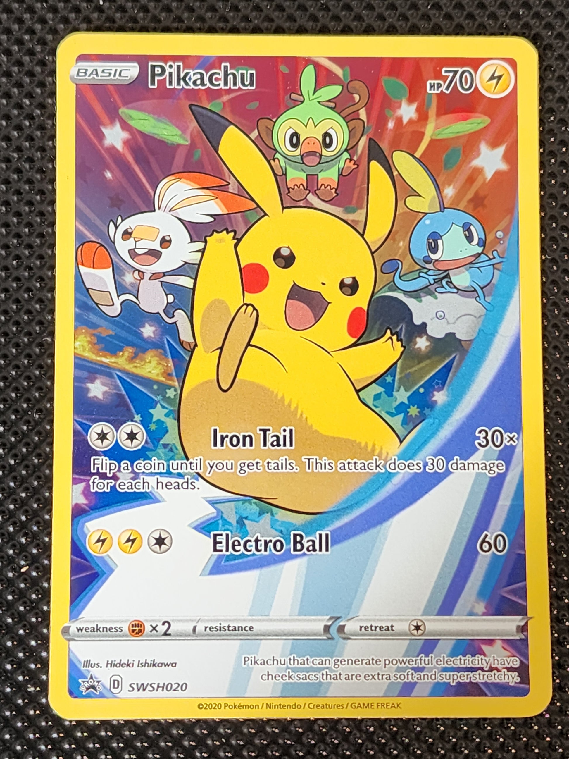 #SWSH020 Pikachu SWSH: Sword & Shield Promo Cards