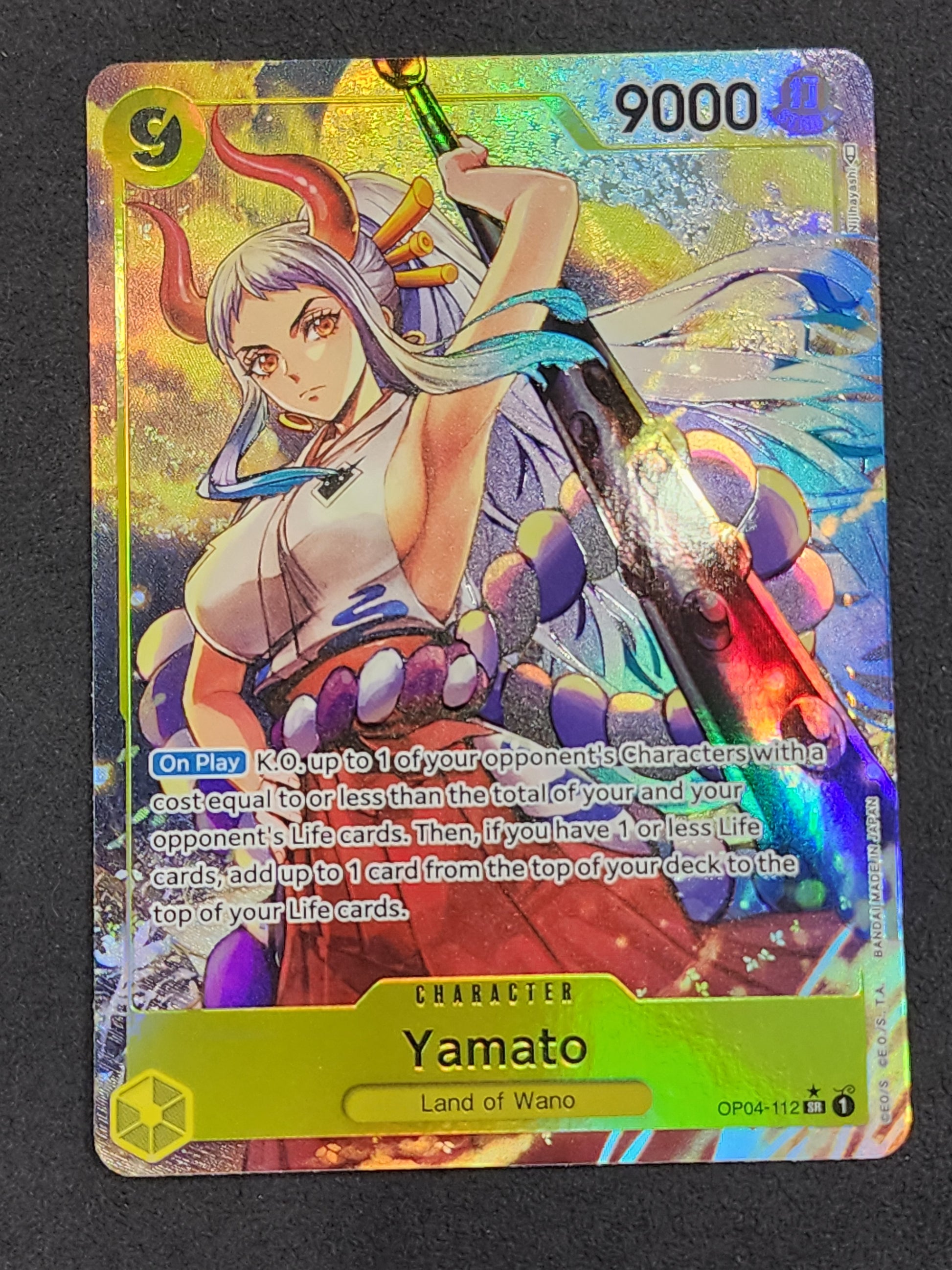 #OP04-112 Yamato (Alternate Art) Kingdoms of Intrigue