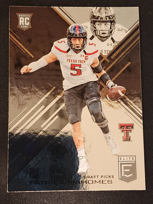 #145 Patrick Mahomes II Donruss Elite Collegiate Kansas City Chiefs sports