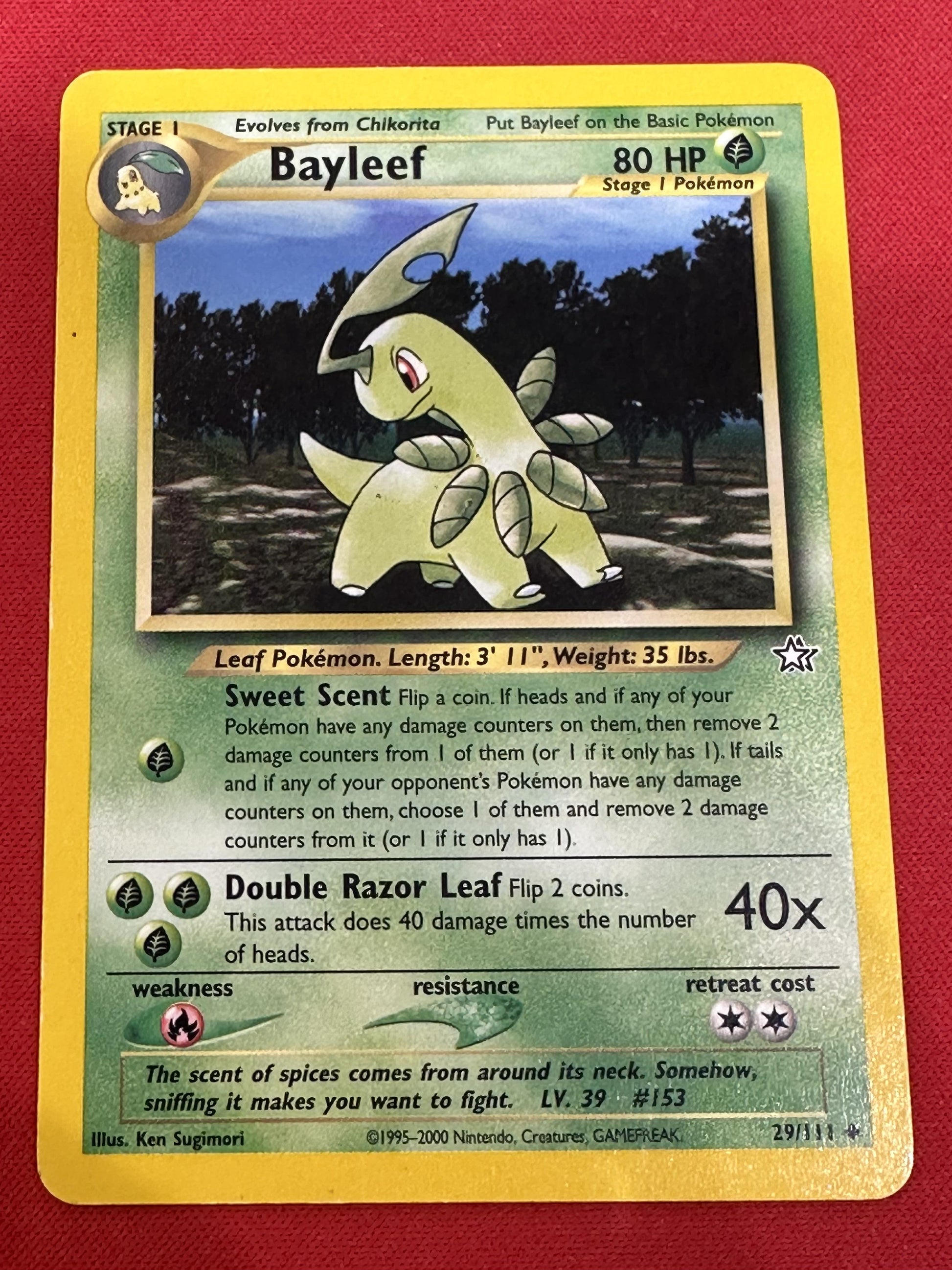 #029/111 Bayleef (29) Neo Genesis
