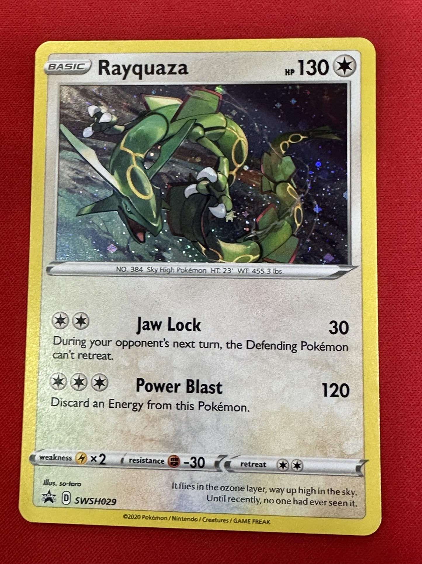 #SWSH029 Rayquaza SWSH: Sword & Shield Promo Cards