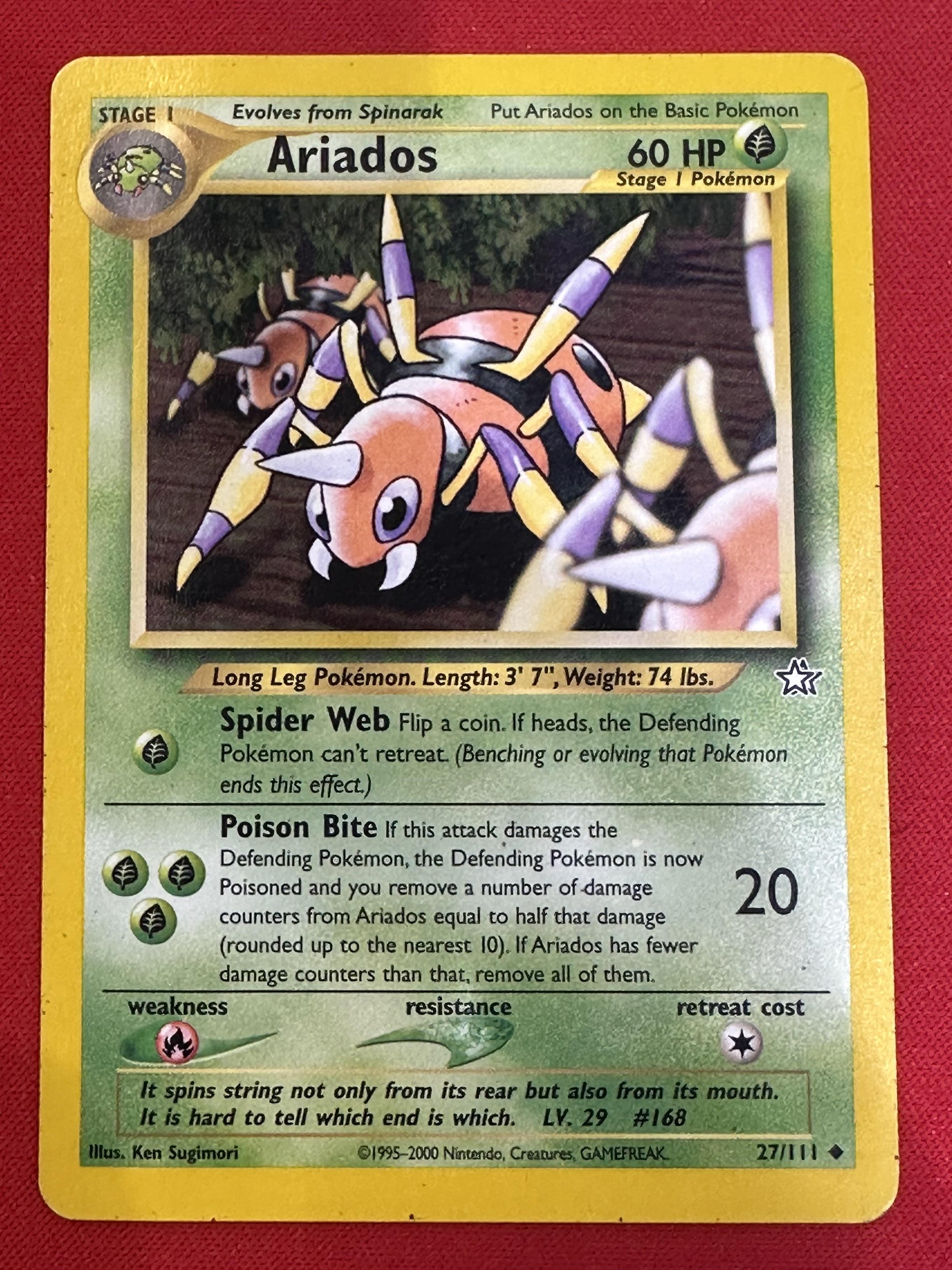 #027/111 Ariados Neo Genesis