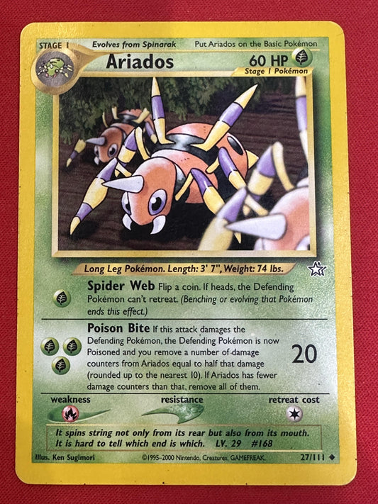 #027/111 Ariados Neo Genesis