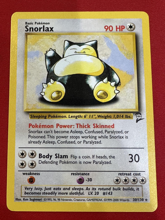 #030/130 Snorlax Base Set 2