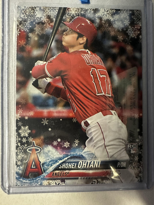 #HMW17 Shohei Ohtani 2018 Topps Holiday RC Rookie Los Angeles Angels sports