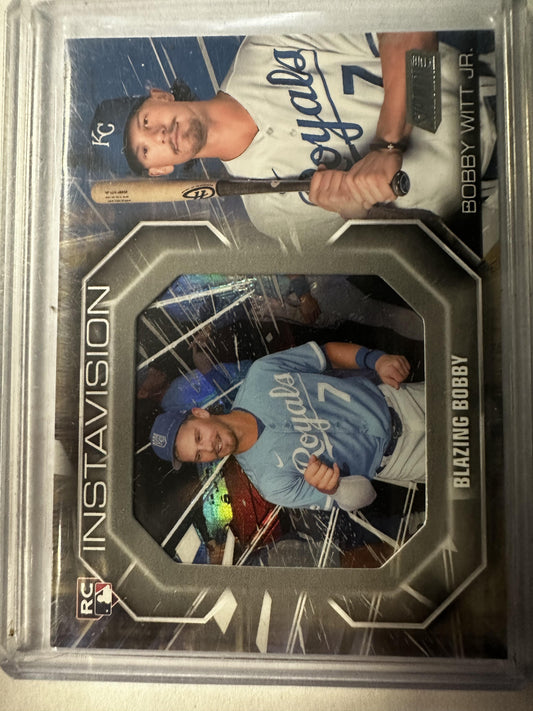 #IV-BW Bobby Witt Jr. 2022 Stadium Club Kansas City Royals sports Instavision