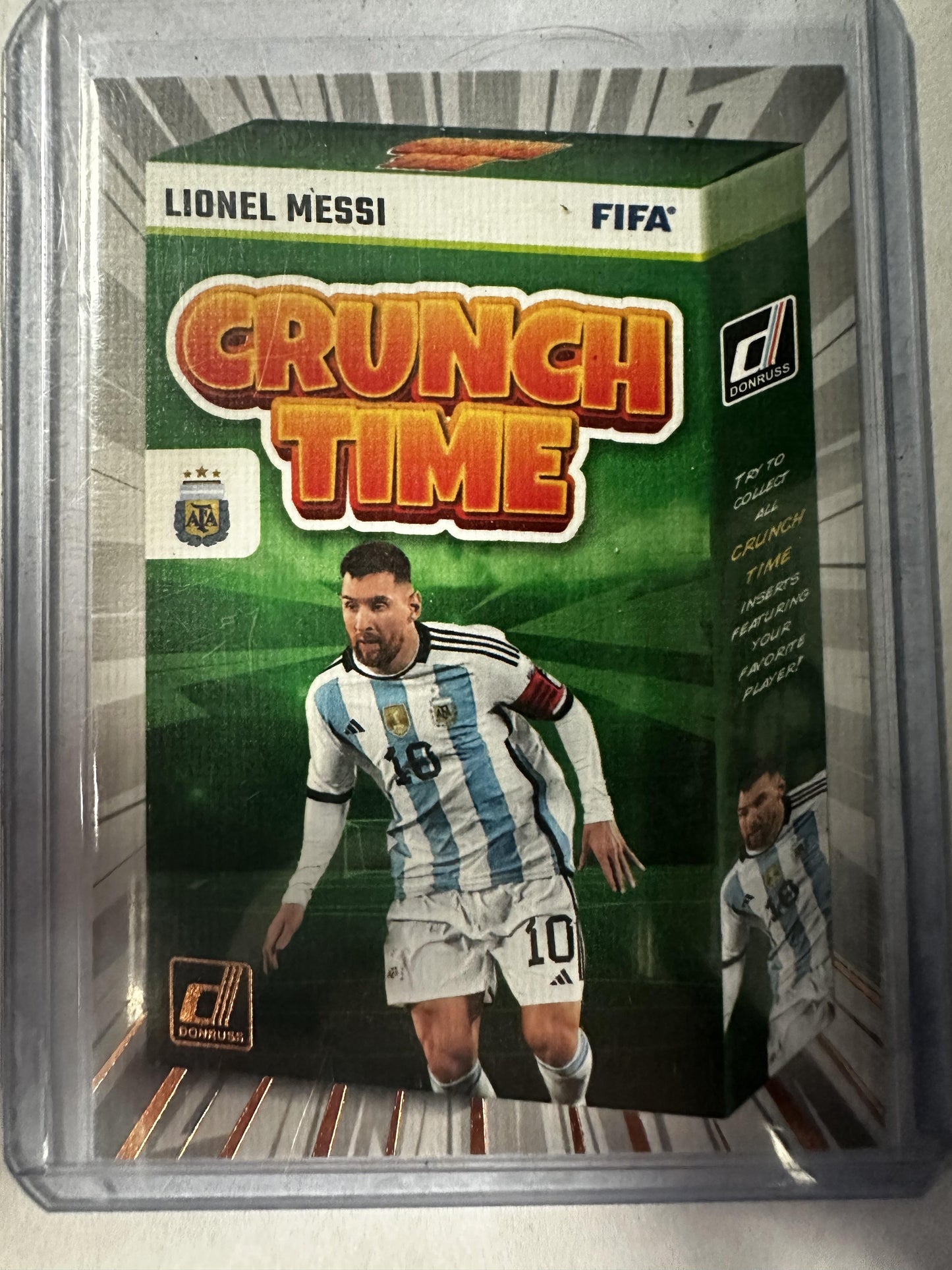 #1 Lionel Messi 2023-24 Donruss Argentina sports Crunch Time