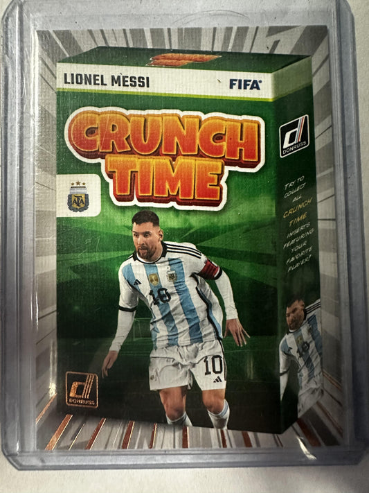 #1 Lionel Messi 2023-24 Donruss Argentina sports Crunch Time