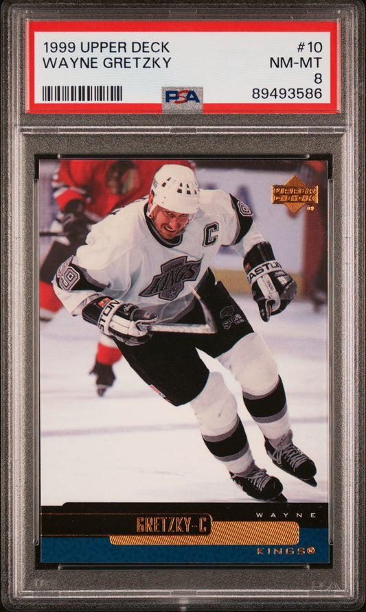 #10 Wayne Gretzky 1999-00 Upper Deck 8 Los Angeles Kings NM-MT sports