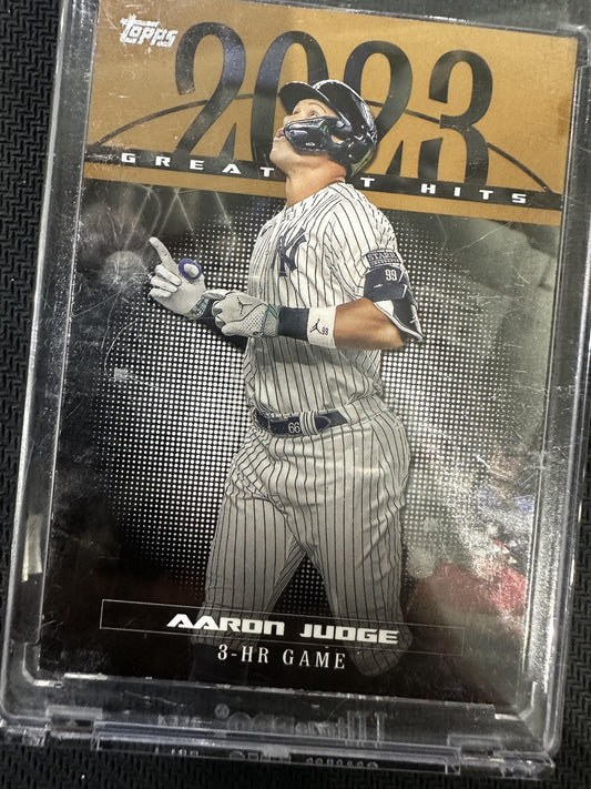 #23GH-2 Aaron Judge 2024 Topps /75 Yankees sports 2023 Greatest Hits Gold