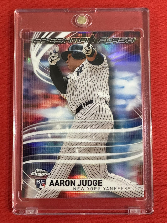 #FF-11 Aaron Judge 2017 Topps Chrome New York Yankees sports Freshman Flash