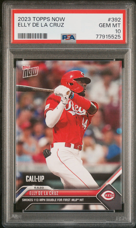 #392 Elly De La Cruz 2023 Topps Now 10 GEM-MT sports