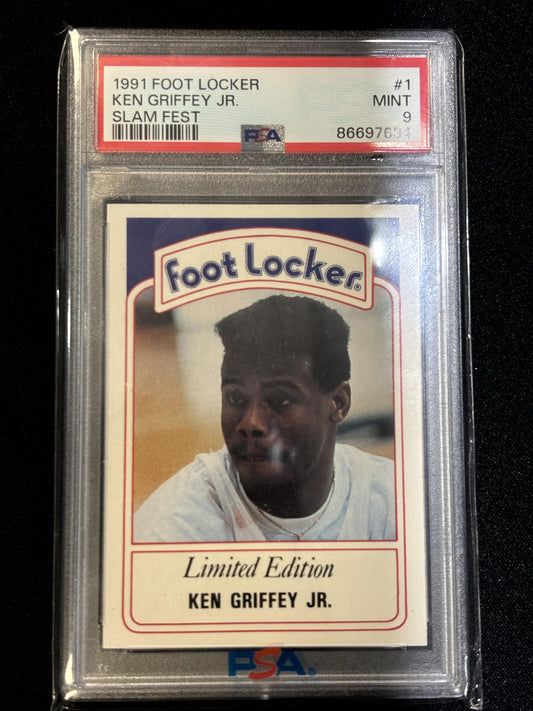 #1 Ken Griffey Jr. 1991 Foot Locker Slam Fest 9 Seattle Mariners MT sports