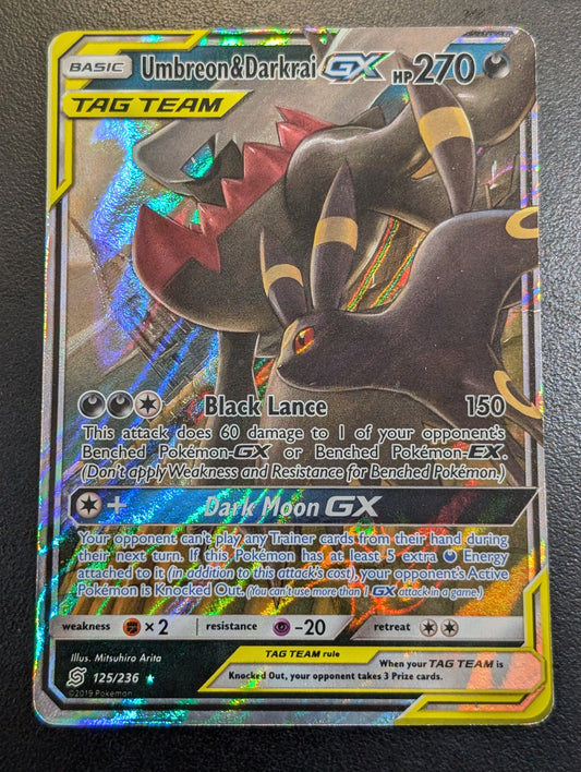 #125/236 Umbreon & Darkrai GX SM - Unified Minds